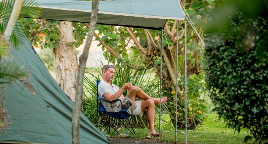 Camping at Cool bay South Africa